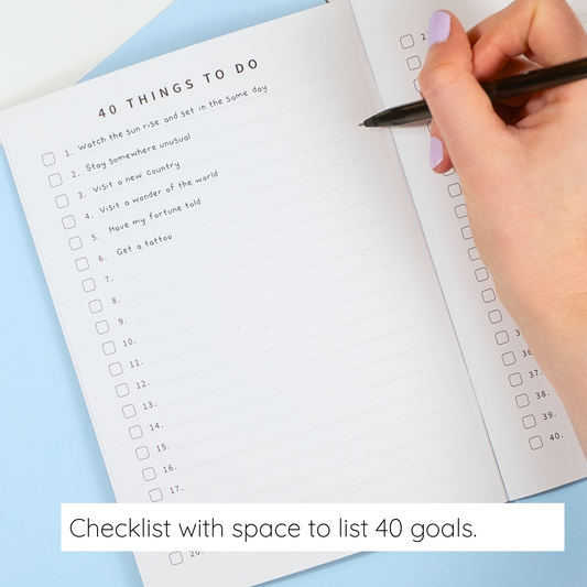 40 After 40 Journal